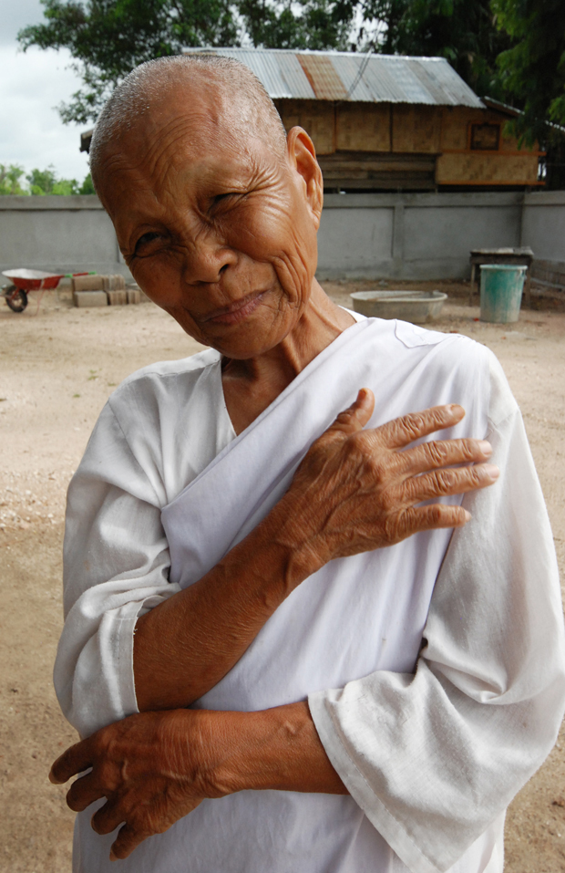 Buddhist nun in Laos