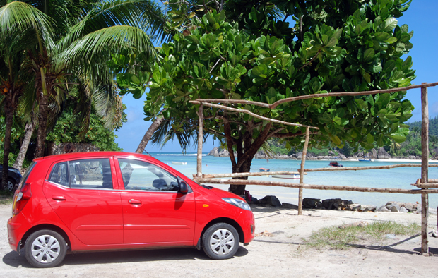 Renting a car on Mahe