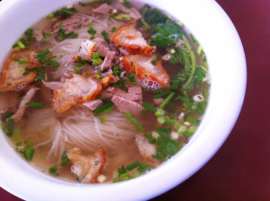 Lao noodle soup