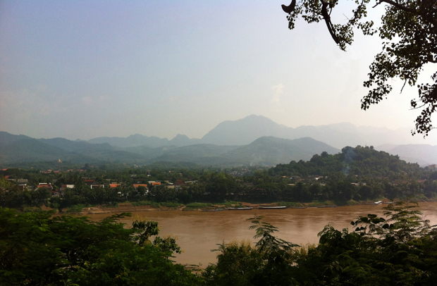 panoramic view of Luang Prabang