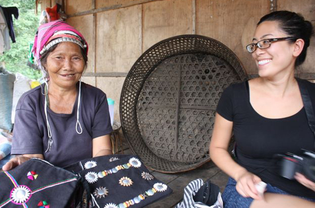 Hanging out at an Akha village, Sing District, Laos.